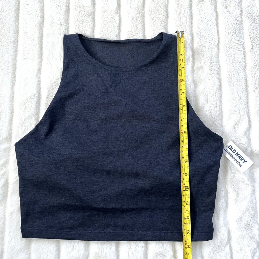 NWT Old Navy Longline Sports Bra (Navy) M - Picture 8 of 8